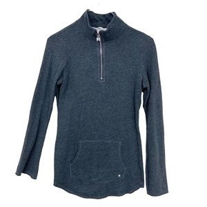 VICTORIA’S SECRET Sweater 1/4 Zip Mock Neck Angel Wings Pullover, Fringe Edge